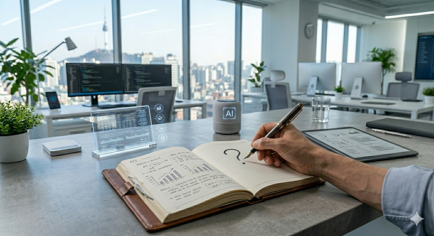 스스로 업무자동화에 성공할 수 있을까 의문을 가졌지만, 바이브코딩스쿨과 함께라면 할 수 있다는 확신을 담은 모습