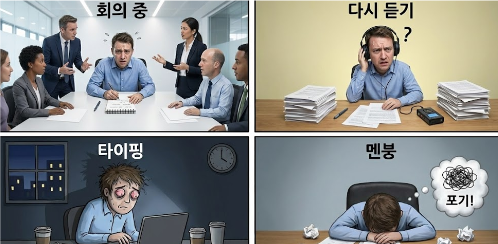 202511_K사_생성형 AI 혁신 사례 (NOCODE) 회의 녹음과 생성형 AI 서비스를 활용한 회의록 자동 작성