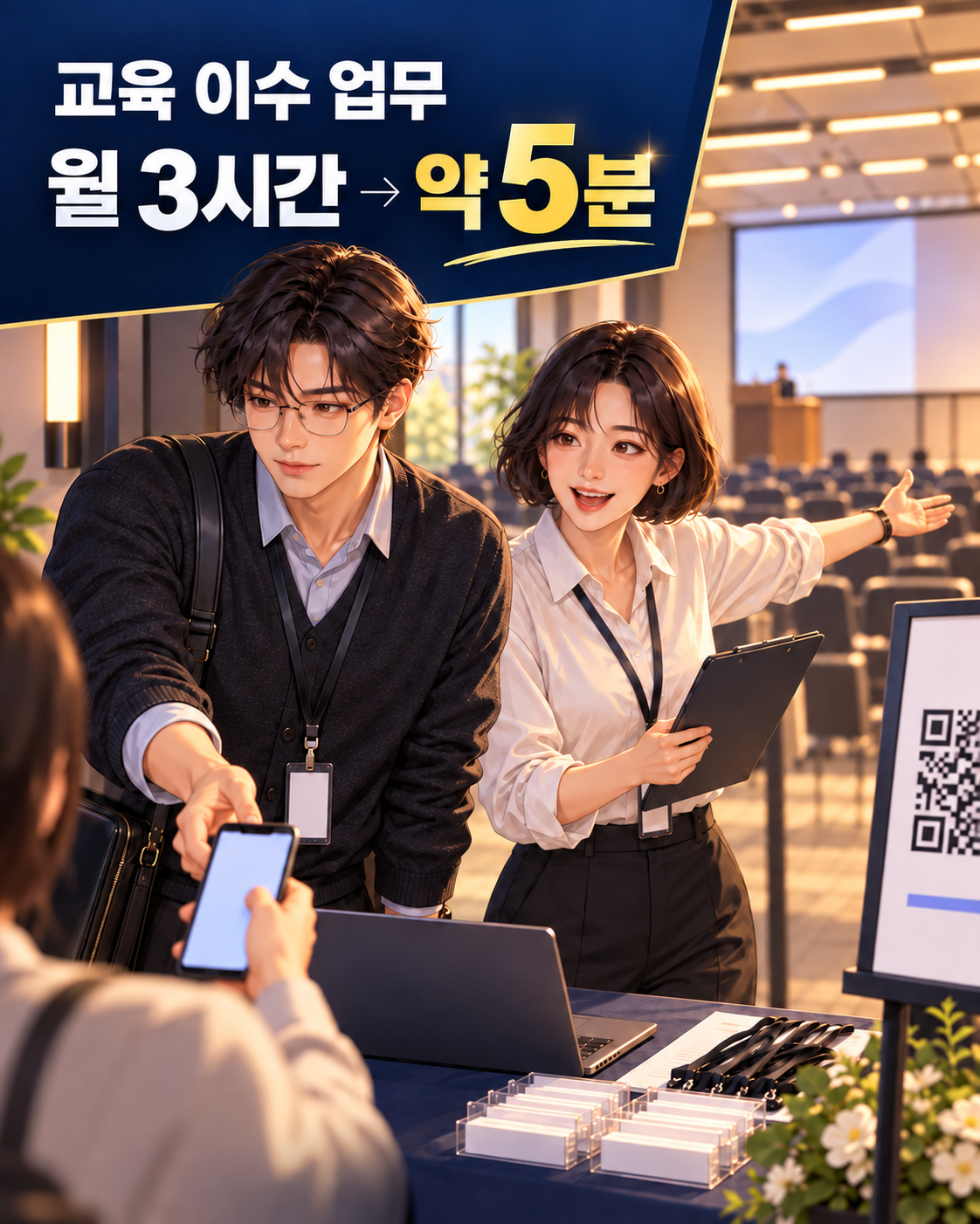[HRD] 통신사 S사, LMS 로그인부터 교육생 이수 결과 메일까지 전 과정 자동화 | 월 3시간 → 5분으로 단축