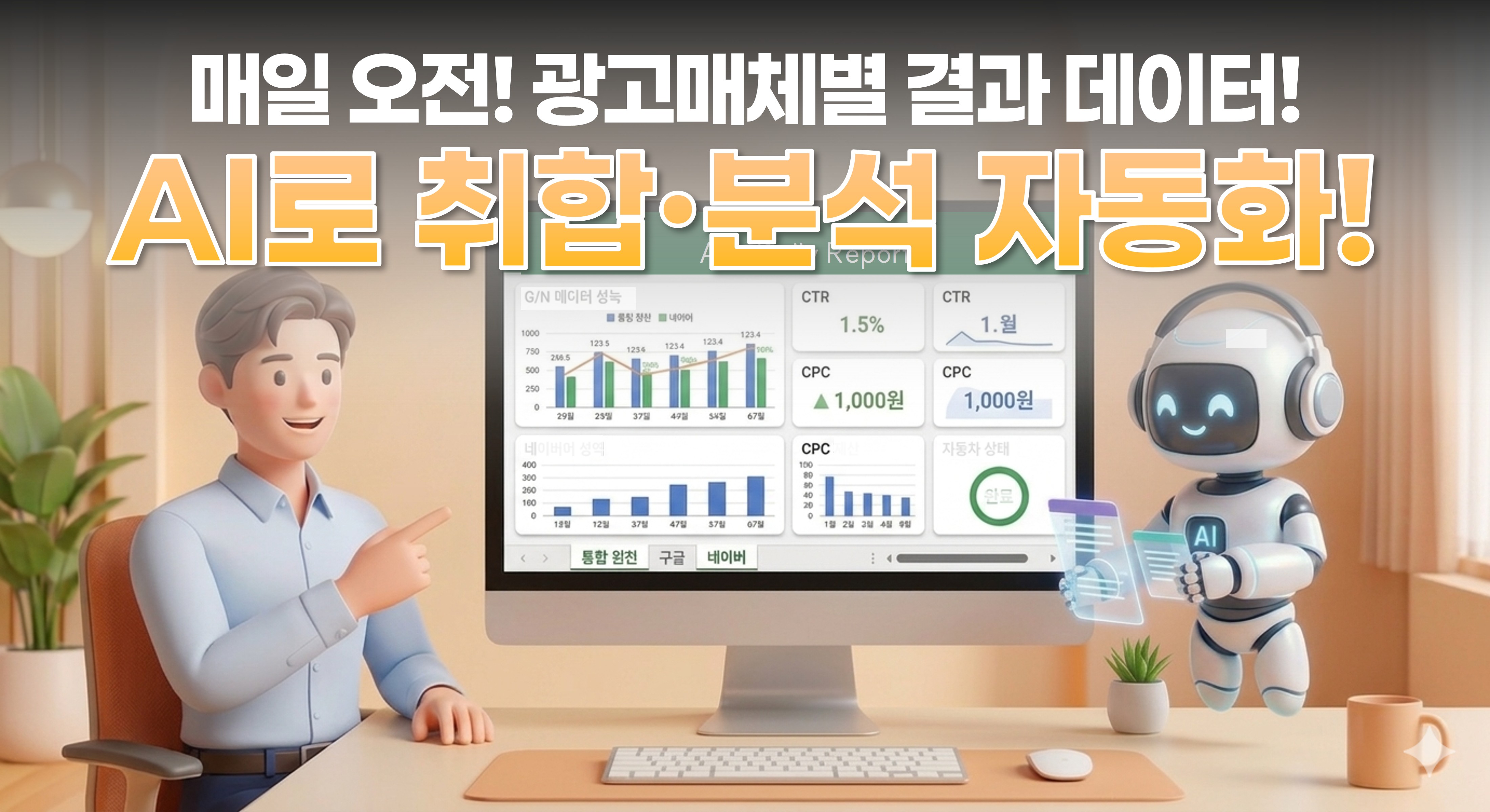 [마케팅] 일일 광고매체별 결과데이터 취합 자동화 | 매일 45분 → 3분으로 단축